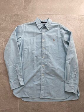 Ralph Lauren Light Blue Long-Sleeve Button-Down Shirt